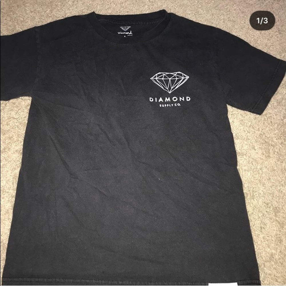 diamond black t shirt
